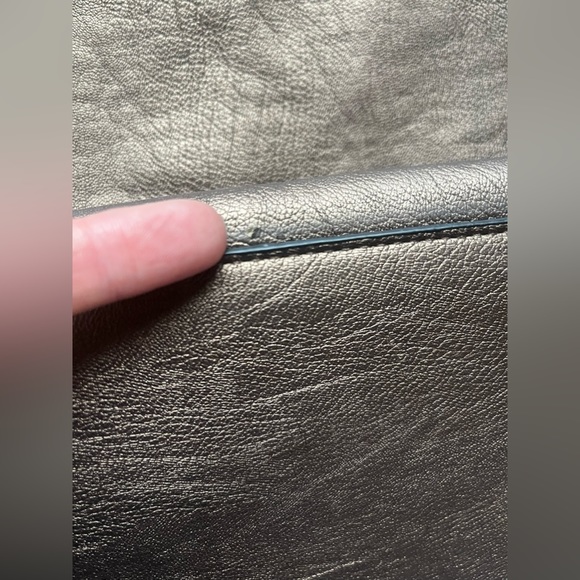 The Lucia Tote - Large Bronze Tote Bag by Ampere; High quality vegan leather - Picture 14 of 16